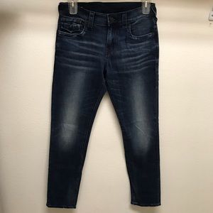 TRUE RELIGION SZ 30/32 GENO-DARKWASH/DISTRESSED